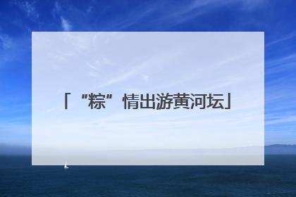 “粽”情出游黄河坛