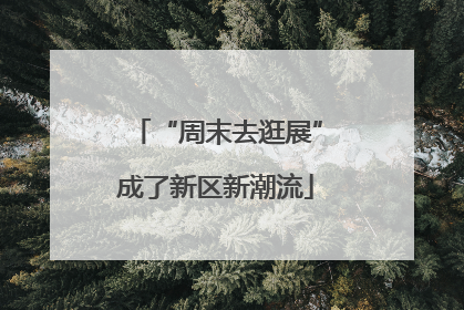 “周末去逛展”成了新区新潮流
