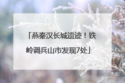 燕秦汉长城遗迹！铁岭调兵山市发现7处