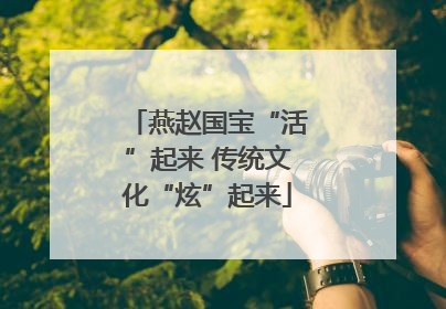 燕赵国宝“活”起来 传统文化“炫”起来