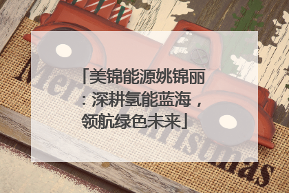 美锦能源姚锦丽：深耕氢能蓝海，领航绿色未来