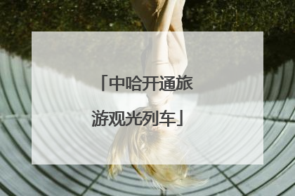 中哈开通旅游观光列车