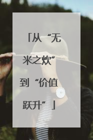 从“无米之炊”到“价值跃升”