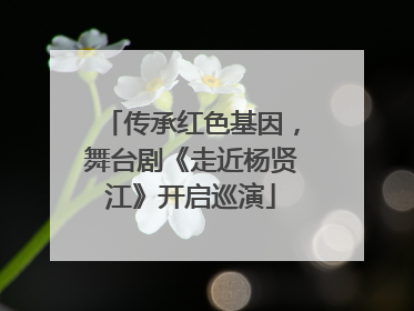 传承红色基因，舞台剧《走近杨贤江》开启巡演