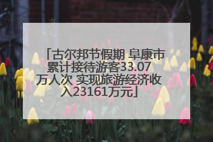 古尔邦节假期 阜康市累计接待游客33.07万人次 实现旅游经济收入23161万元
