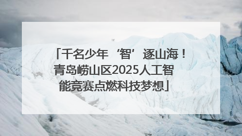 千名少年‘智’逐山海！青岛崂山区2025人工智能竞赛点燃科技梦想