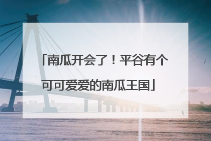 南瓜开会了！平谷有个可可爱爱的南瓜王国