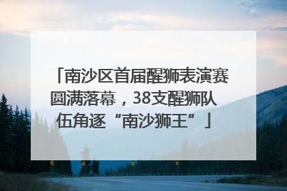 南沙区首届醒狮表演赛圆满落幕，38支醒狮队伍角逐“南沙狮王”