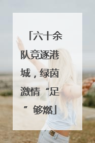 六十余队竞逐港城，绿茵激情“足”够燃