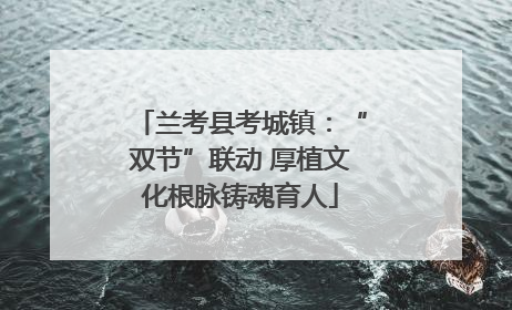 兰考县考城镇：“双节”联动 厚植文化根脉铸魂育人