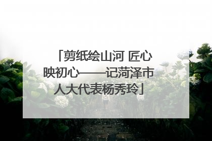 剪纸绘山河 匠心映初心——记菏泽市人大代表杨秀玲