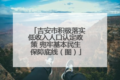 吉安市积极落实低收入人口认定政策 兜牢基本民生保障底线（图）