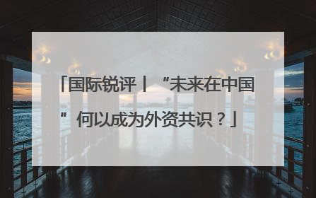 国际锐评丨“未来在中国”何以成为外资共识？