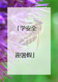 学安全 迎暑假