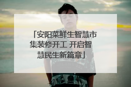 安阳菜鲜生智慧市集装修开工 开启智慧民生新篇章