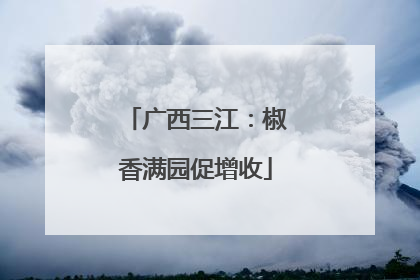广西三江：椒香满园促增收