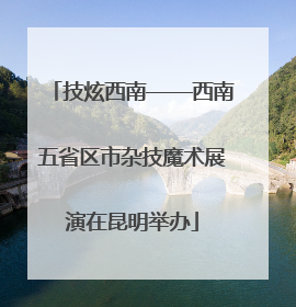 技炫西南——西南五省区市杂技魔术展演在昆明举办