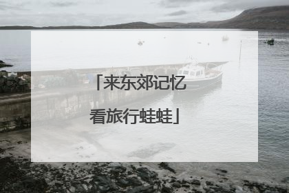 来东郊记忆 看旅行蛙蛙