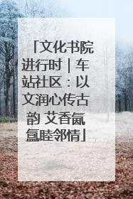 文化书院进行时｜车站社区：以文润心传古韵 艾香氤氲睦邻情