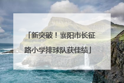 新突破！襄阳市长征路小学排球队获佳绩