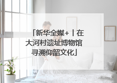 新华全媒+丨在大河村遗址博物馆寻溯仰韶文化
