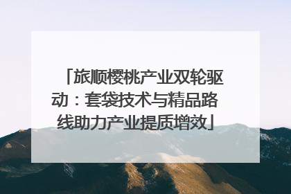 旅顺樱桃产业双轮驱动：套袋技术与精品路线助力产业提质增效
