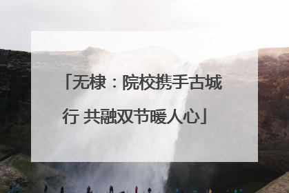 无棣：院校携手古城行 共融双节暖人心