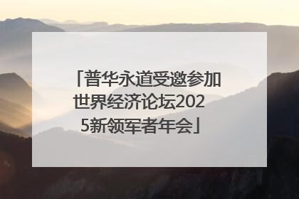 普华永道受邀参加世界经济论坛2025新领军者年会