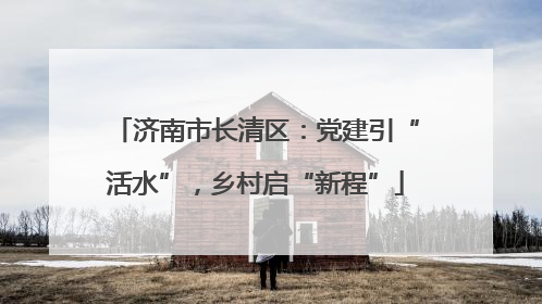 济南市长清区：党建引“活水”，乡村启“新程”