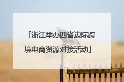 浙江举办四省边际跨境电商资源对接活动