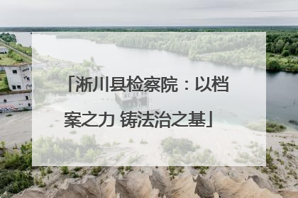 淅川县检察院：以档案之力 铸法治之基