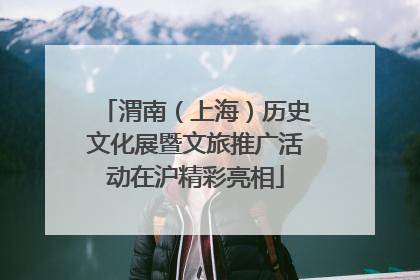 渭南（上海）历史文化展暨文旅推广活动在沪精彩亮相