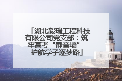 湖北毅瑞工程科技有限公司党支部：筑牢高考“静音墙” 护航学子逐梦路