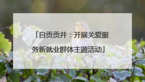 自贡贡井：开展关爱服务新就业群体主题活动