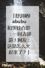 舒淇晒labubu和哭娃合影：一同去郊游！网友：这是怎么火起来了？