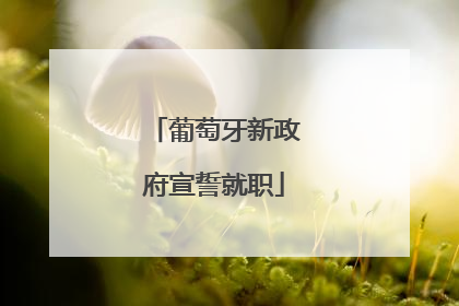 葡萄牙新政府宣誓就职
