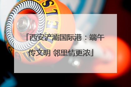 西安浐灞国际港：端午传文明 邻里情更浓