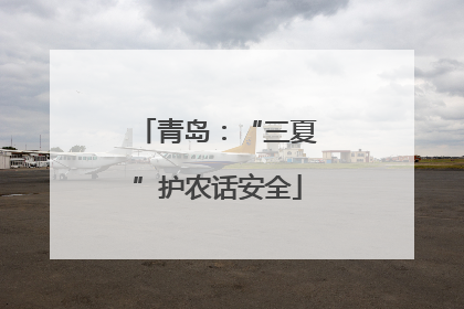青岛：“三夏”护农话安全