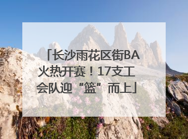 长沙雨花区街BA火热开赛！17支工会队迎“篮”而上