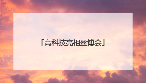 高科技亮相丝博会