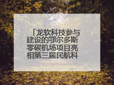 龙软科技参与建设的鄂尔多斯零碳机场项目亮相第三届民航科教创新成果展
