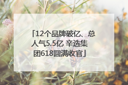 12个品牌破亿、总人气5.5亿 辛选集团618圆满收官