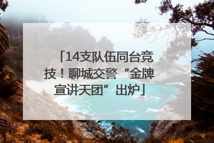 14支队伍同台竞技！聊城交警“金牌宣讲天团”出炉