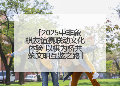 2025中非象棋友谊赛联动文化体验 以棋为桥共筑文明互鉴之路