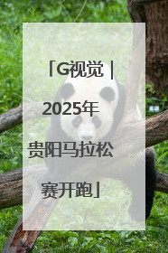 G视觉｜2025年贵阳马拉松赛开跑